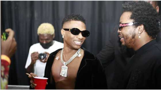 "My two favourites on one song:" Fans anticipate new hit as video of Olamide & Wizkid in studio emerge online