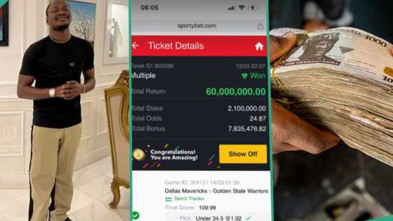 "You are blessed": Lucky Nigerian man who won N110m in Bet9ja wins another N60 million in one night