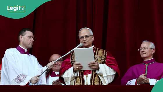Leo XIV: Video shows moment new Pope is announced as head of Roman Catholic Church