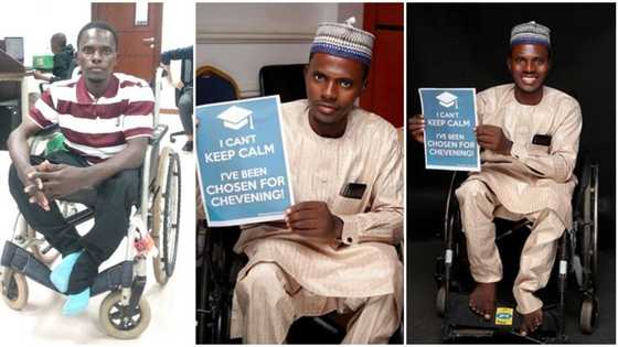 Chosen for Chevening: Determined Nigerian man gets N9m scholarship, set to fly abroad, shares fine photos