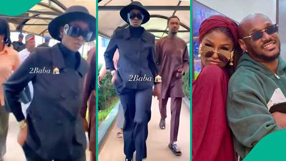 2Baba's wife Natasha Osawaru’s bold walk in video leaves people talking: "Na man you be"