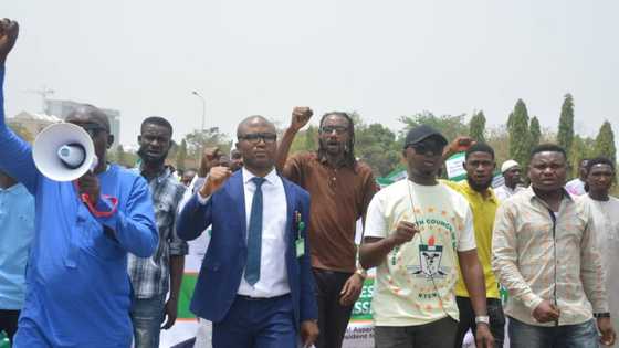 BREAKING: NYCN leads massive protest to National Assembly over Electoral Act