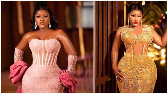 The birthday queen: Destiny Etiko all glammed up as she marks new age with 2 looks