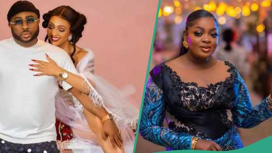 Eniola Badmus shares video of Churchill and Rosy amid rumours of crashed marriage: "They go explain tire"