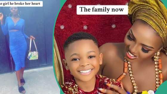 "He is crying wherever he is": Nigerian lady displays new look after boyfriend dumped her with child