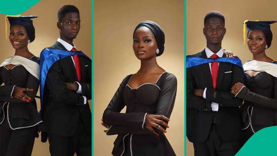 Twins from Lagos State University join the queue of using touching soundtrack in their gowns