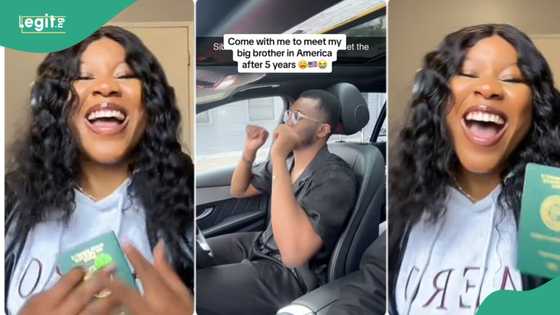 “You look good”: Nigerian lady relocates to America to reunite with brother after 5 years