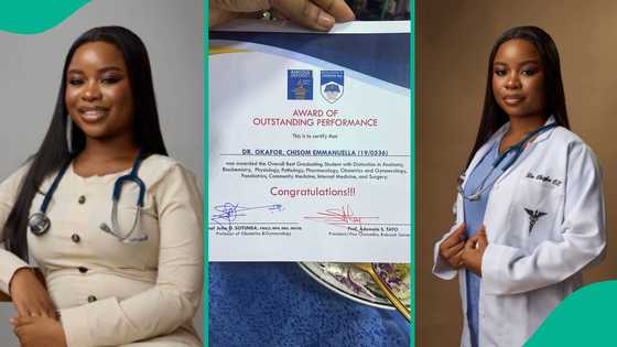 "I read properly": Lady who graduated with 10 distinctions from medical school shares her secret
