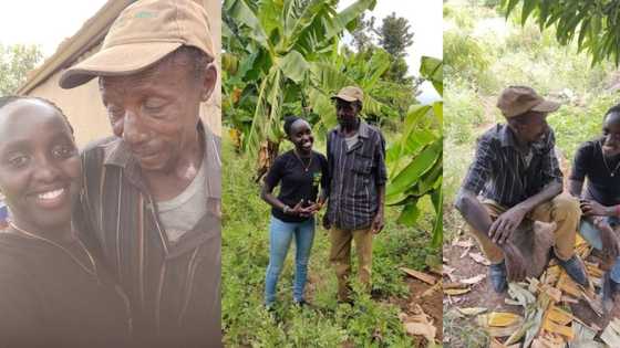 She had vowed never to care: Lady shares photos as she finally forgives & meets dad who left them years ago