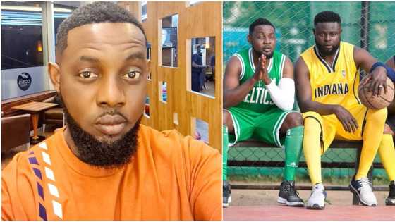 AY comedian shares photo with his brothers as he reacts to Yomi Casual's accident