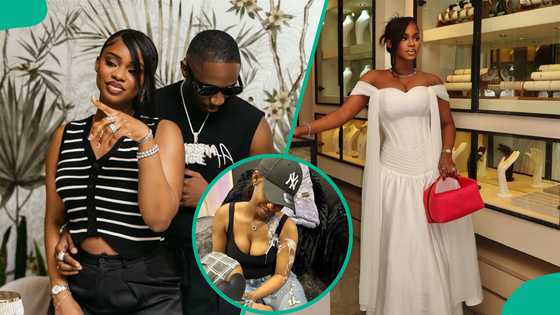 Priscilla Ojo shares adorable photo as her son Rakeem throws up on her: "Welcome to motherhood"