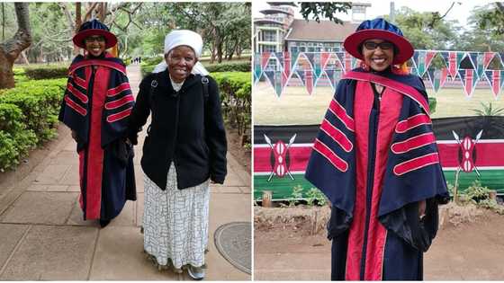 "She woke up at 4am to get ready": Proud mum prepares early, takes daughter to uni as she graduates with PhD
