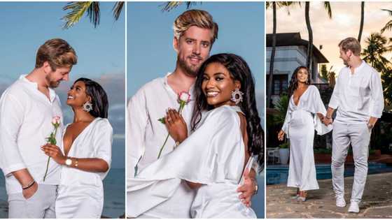 Actress Simi Drey says 'yes' to Oyinbo fiance, shares romantic video of their proposal