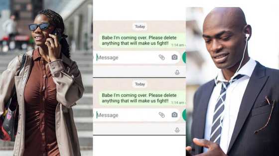Leaked chat shows visiting girlfriend telling boyfriend to delete any message that may ruin relationship