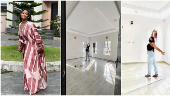 "God is so faithful": BBNaija's Tega celebrates as she becomes a Lekki homeowner, photos trends