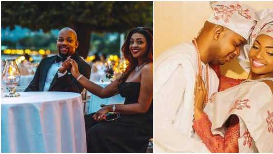 Davido's elder sister Sharon shares loved-up photos with hubby as they celebrate 8th wedding anniversary