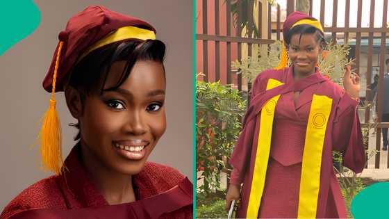 UNILAG graduate who wrote her year 4 exam while being 8 months pregnant bags second-class lower