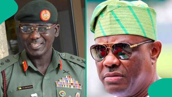 Wike in fresh mess as ex-COAS Buratai drops bombshell: "Disrespects the authority"