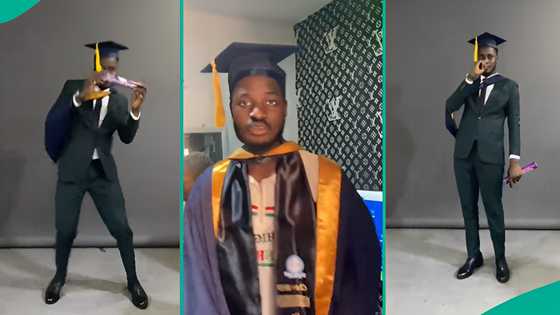 Adekunle Ajasin University accounting graduate performs viral TikTok challenge with Davido’s song