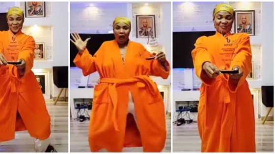 You deserve it - Fans tell actress Iyabo Ojo as she receives an award from TikTok (video)