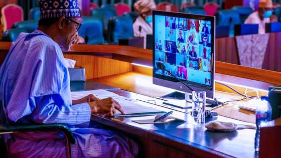 Yanzu Yanzu: Buhari ya jagoranci zaman majalisar zartarwa karo na 10 ta yanar gizo