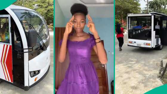 Lady praises University of Lagos vice chancellor over school's electric bus, shares cost of using it