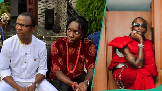 Blaqbonez reunites with father who abandoned him at childhood, shares pic: "They always come back"