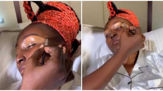 Wedding glam: Video of makeup artist working on sleeping bride goes viral