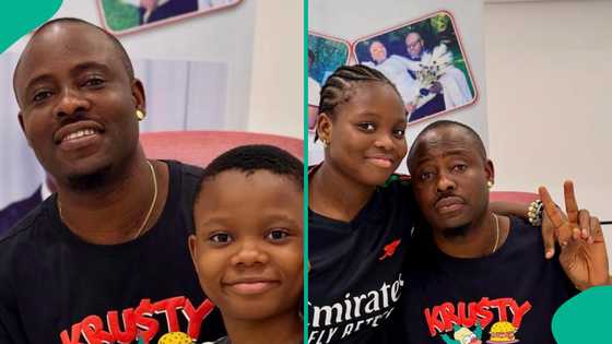 “Proud Father”: Lege Miami melts hearts, celebrates Children’s Day with adorable pics of his kids