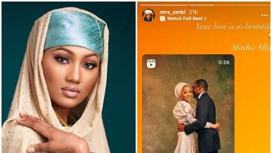 Zahra Buhari Ta Taya Danuwanta Yusuf Da Matarsa Murnar Cika Shekara Daya Da Aure, Ta Saki Kyawawan Hotunansu