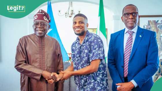 Photo shows moment Nigerian student in Saint Lucia meets Tinubu, “Unforgettable”