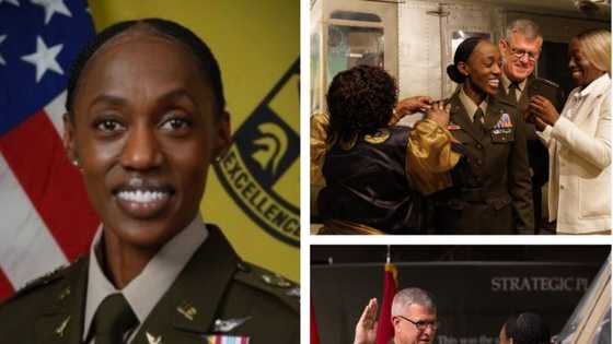 Photos emerge as Amanda Azubuike, Nigerian-born US military officer promoted to rank of Brig. General