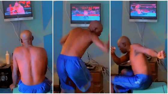 "Old soldier never dies": Man goes wild inside room as he watches WWE match, video of excitement goes viral