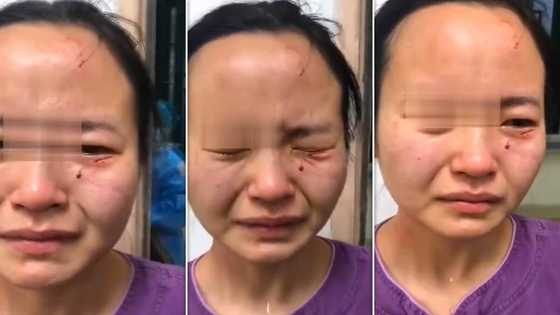 Tashin hankali: Wani dan Najeriya mai Coronavirus ya gantsarawa ma'aikaciyar jinya cizo a fuska (Bidiyo)