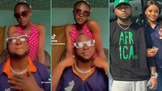 Nigerians react as couple with striking resemblance to Davido and Chioma make waves online