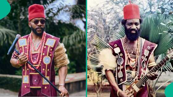 BBN 2025: Ebuka remakes Igbo music icon Oliver De Coque's Outfit for live show, brings back memories