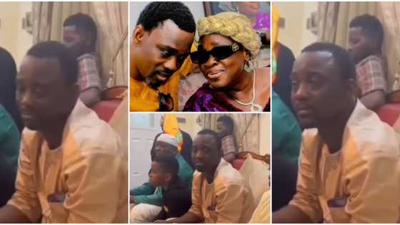 “They were so close”: Pasuma breaks down, cries like a baby over his mother's death, touching video goes viral