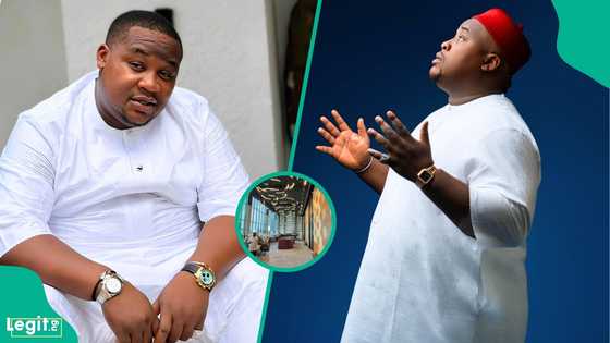 Cubana Chief Priest shows off multi-million naira lounge, sparks reactions: "Luxury dey scream"