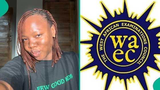 WAEC 2025: Lady celebrates as brilliant brother bags 7 A1s in exam after getting 359 in JAMB