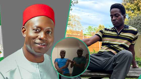 Anambra state governor, Soludo and son, Ozonna, entertain netizens with new dance challenge: “He’s loved”