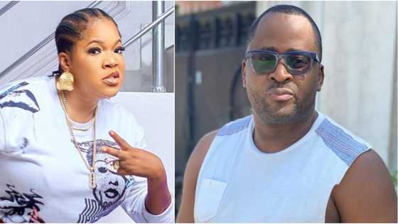 Toyin Abraham apologises as Nigerians threaten to drag her over comment on Desmond Elliot