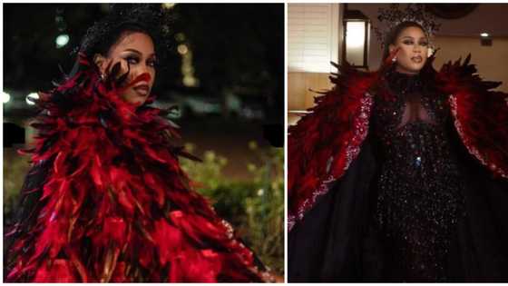 This is a whole look: Toyin Lawani storms South African premiere of RHOL in eye-popping ensemble