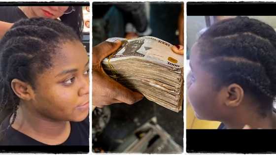 "Expensive": Lady living in China asked to pay N76,200 for all back braids, posts video on TikTok
