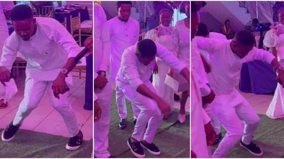 He came prepared: Friend of groom in white caftan surprises guests, breaks into stunning dance in sweet video