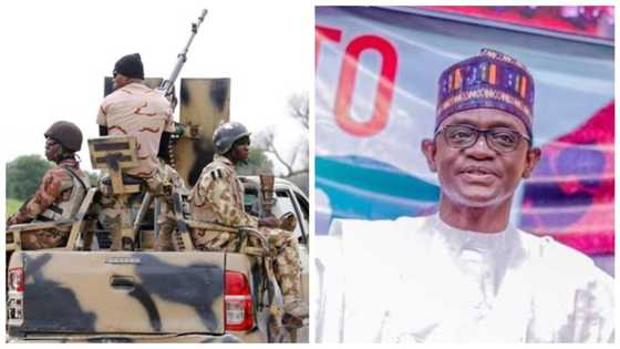 Gaskiya ta fito: Yadda dakarun sojoji suka daƙile harin da 'yan ta'adda suka kai wa ayarin gwamnan APC a arewa