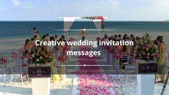 140+ creative wedding invitation messages for friends and family