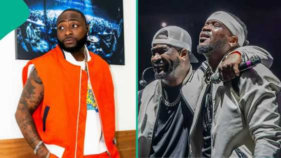 Davido's old post against people who attended Peter, Paul Okoye's separate b'day parties resurfaces