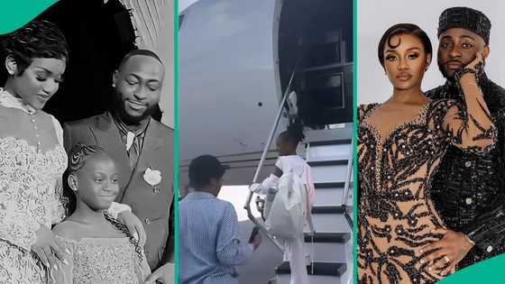 Davido, Chioma, and Hailey Adeleke return home in style after ChividoMiami2025, video draws reaction