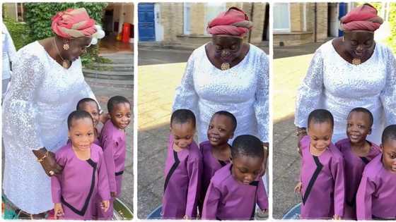 54-year-old mother who welcomed triplets through IVF plays with her kids, video melts many hearts
