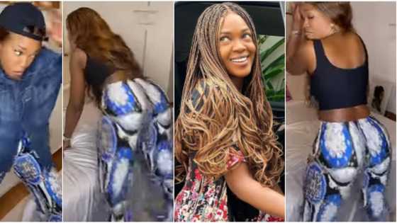 Actress Omoni Oboli shows playful side of her as she twerks in TikTok video that got many laughing